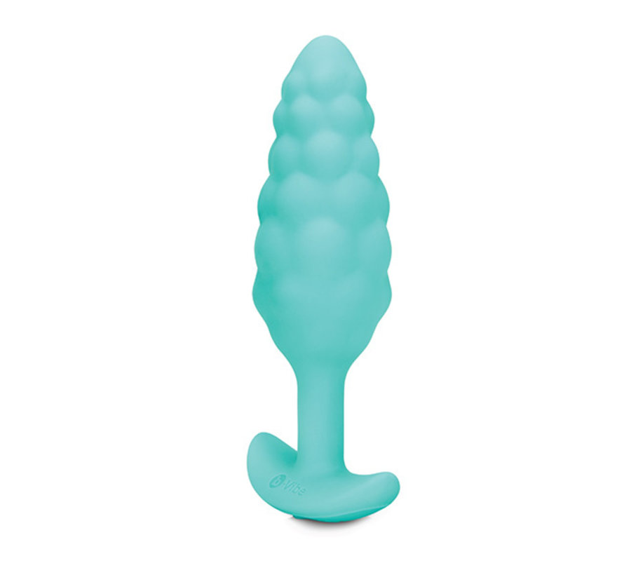 B-Vibe - Texture Plug Bump Blauw