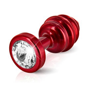 Diogol Diogol - Ano Butt Plug Geribbeld Rood 30 mm