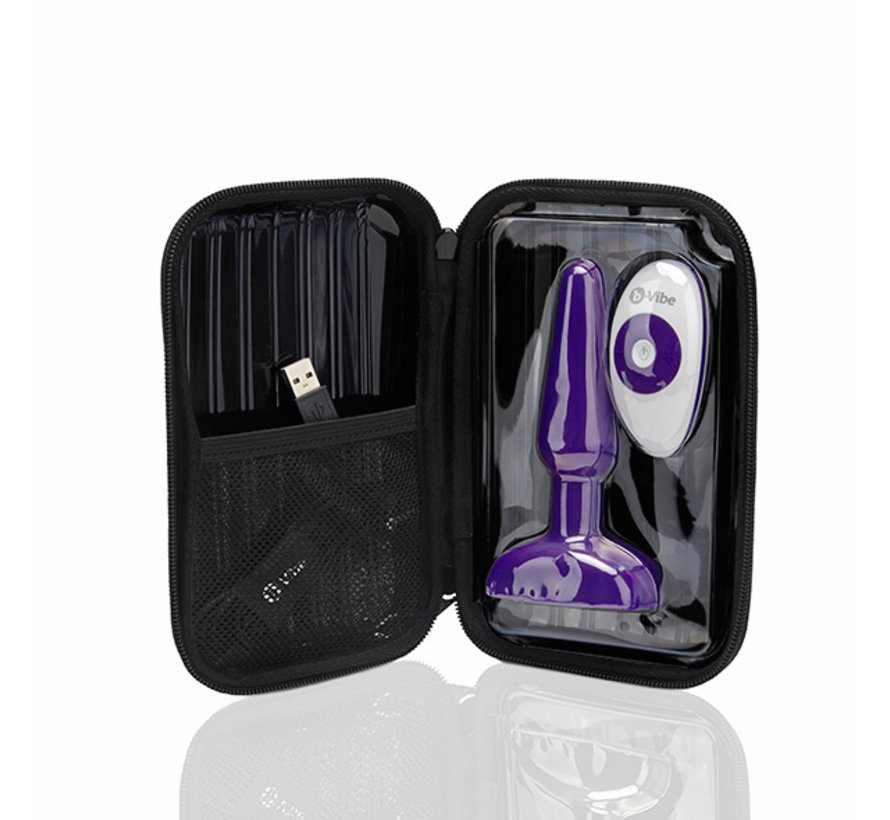 B-Vibe - Trio Remote Control Butt Plug Purple