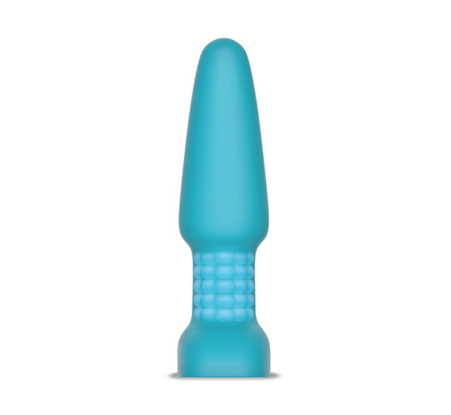 B-Vibe - Rimming Remote Control Plug 2 Blauw