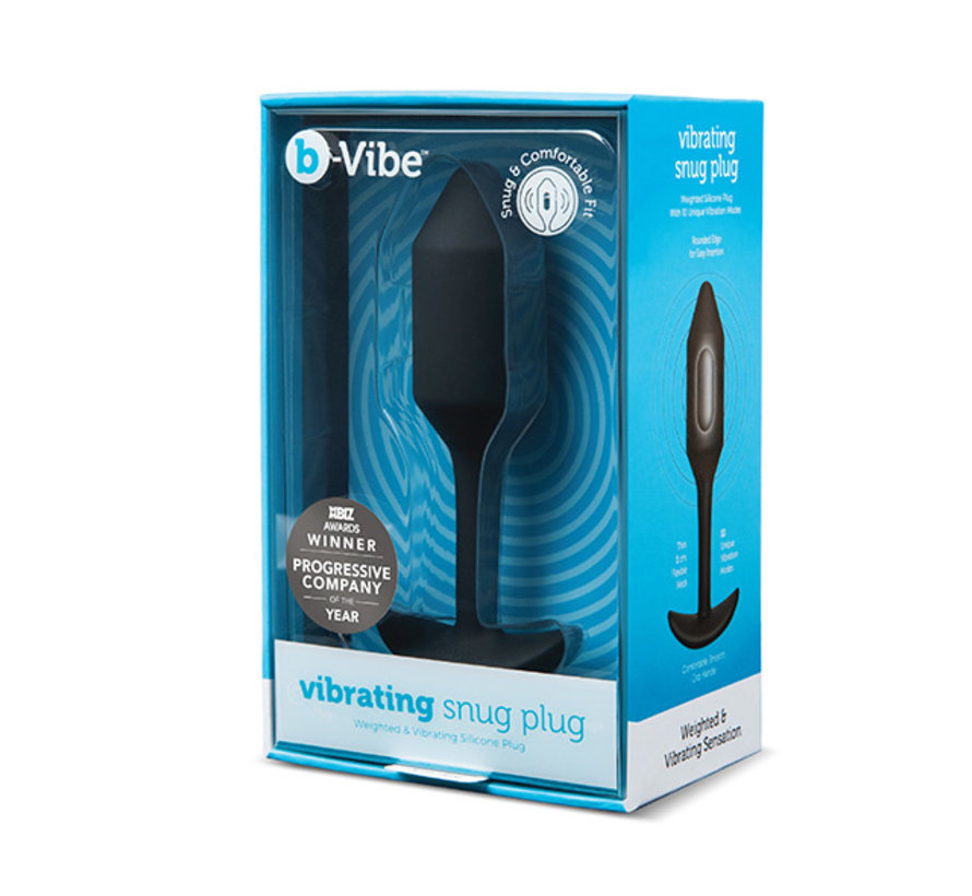 B-Vibe - Vibrating Snug Plug M Black