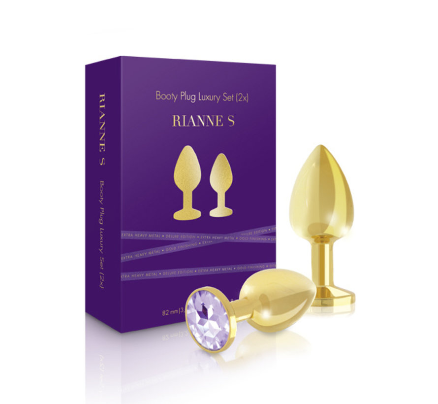 RS - Soiree - Booty Plug Original Luxury Set 2x Goud