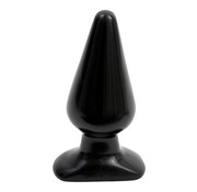 Doc Johnson Classic Butt Plug - Smooth Large - Black