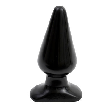 Doc Johnson Classic Butt Plug - Smooth Large - Black