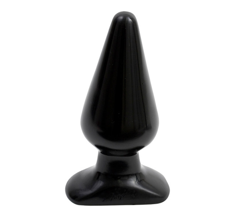 Classic Butt Plug - Smooth Large - Black