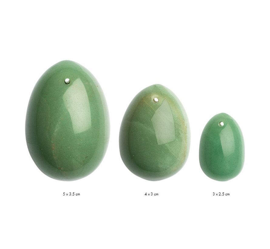 La Gemmes - Yoni Egg Set Jade (L-M-S)