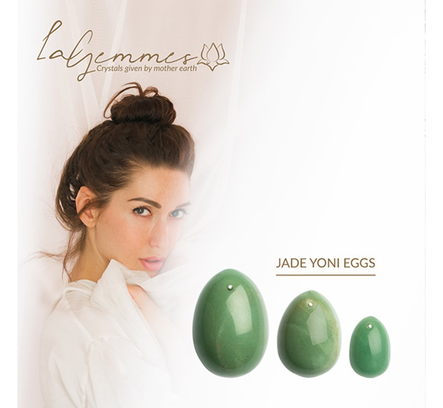 La Gemmes - Yoni Egg Set Jade (L-M-S)