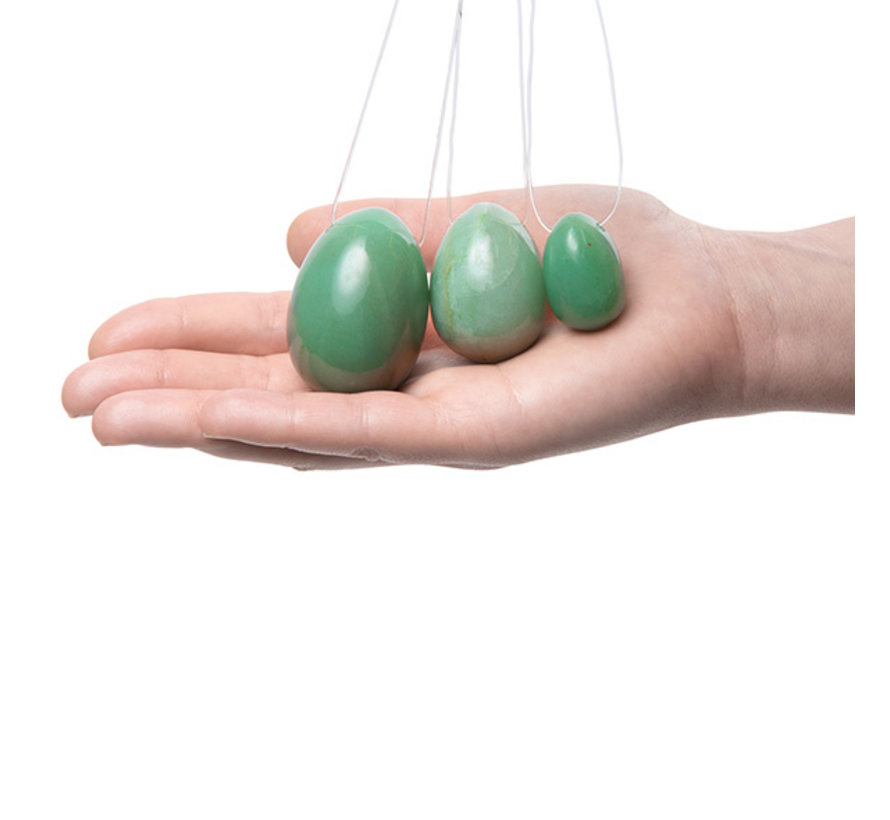 La Gemmes - Yoni Egg Set Jade (L-M-S)