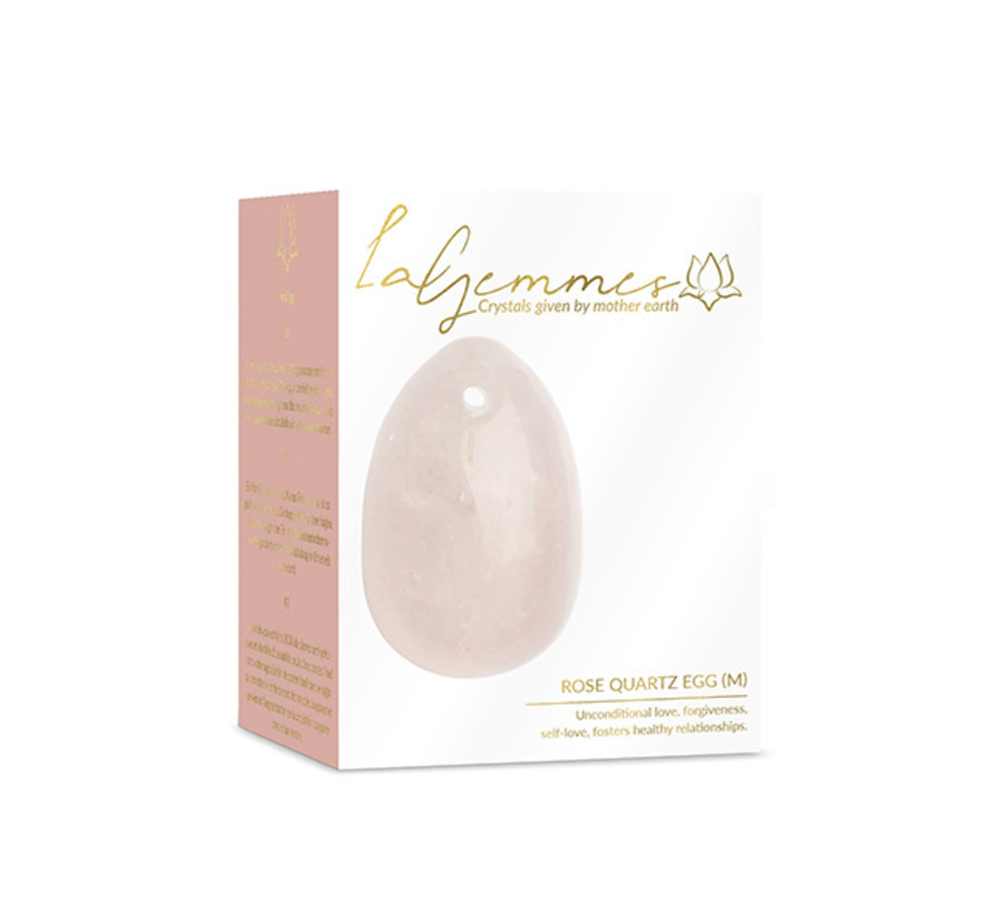 La Gemmes - Yoni Egg Rose Quartz (M)