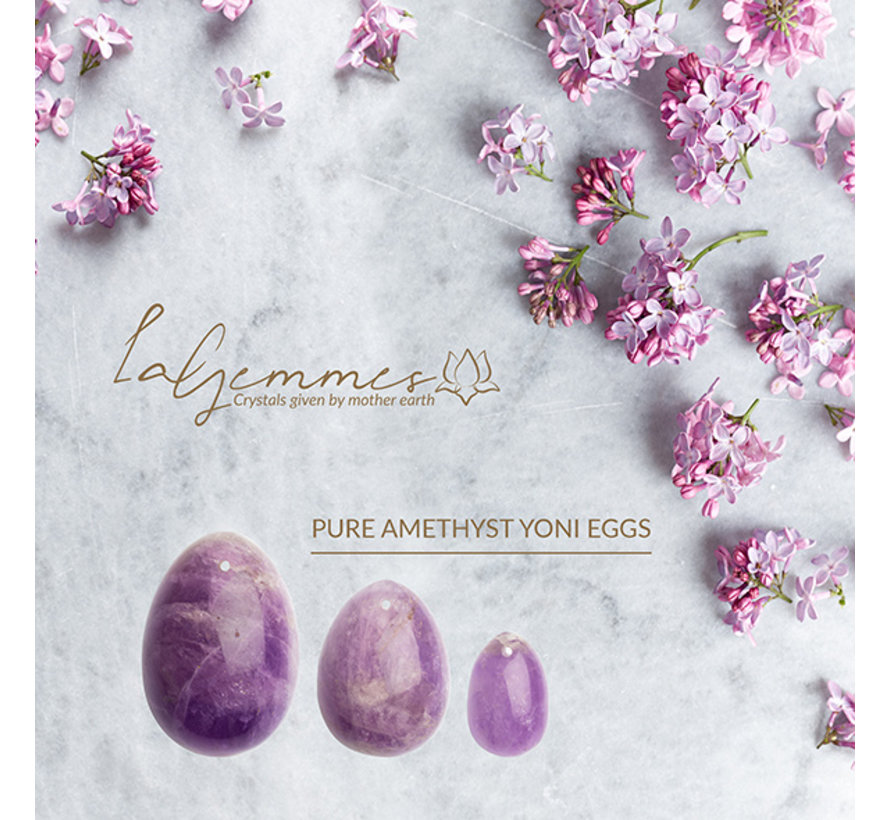 La Gemmes - Yoni Egg Pure Amethyst (L)