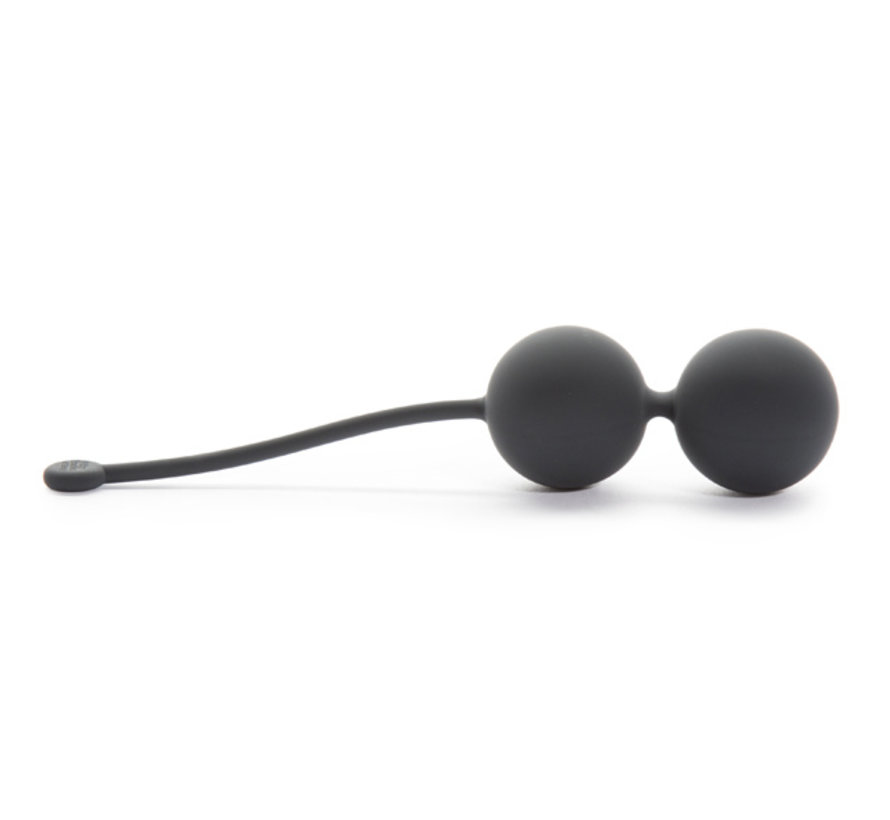 Fifty Shades of Grey - Siliconen Jiggle Balls Zwart