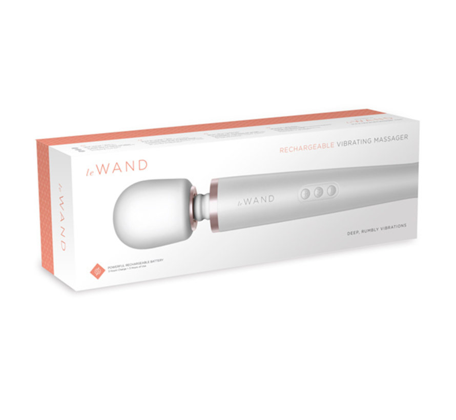 Le Wand Rechargeable Massager - White