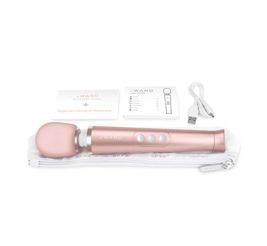 Le Wand - Petite Rechargeable Vibrating Massager Rose Gold