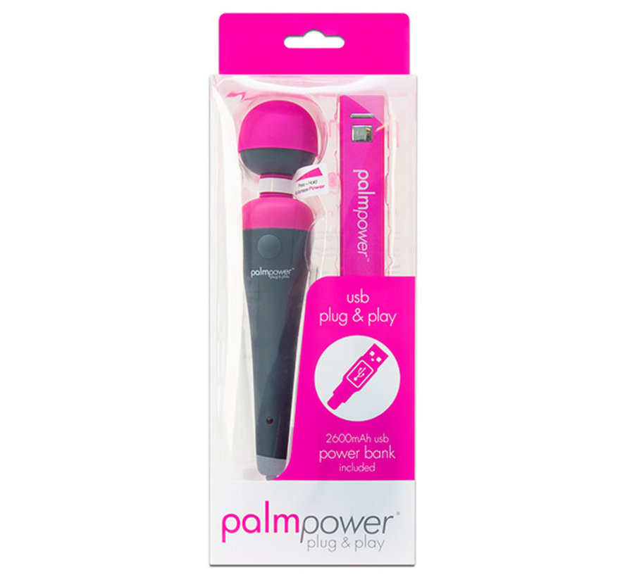 Palm Power Plug & Play - Wand Vibrator