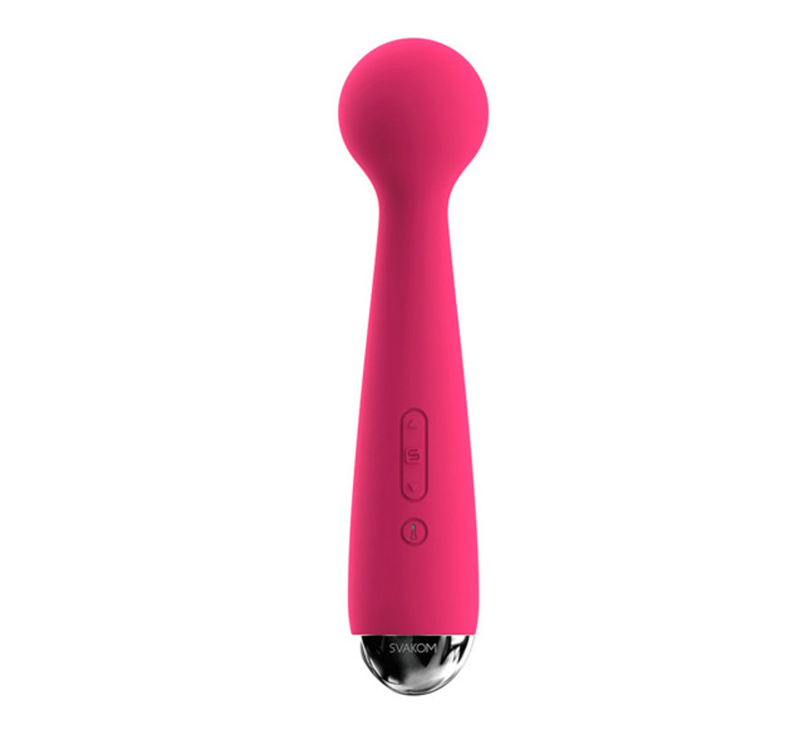 Svakom - Emma Mini Wand Massager Kersenrood