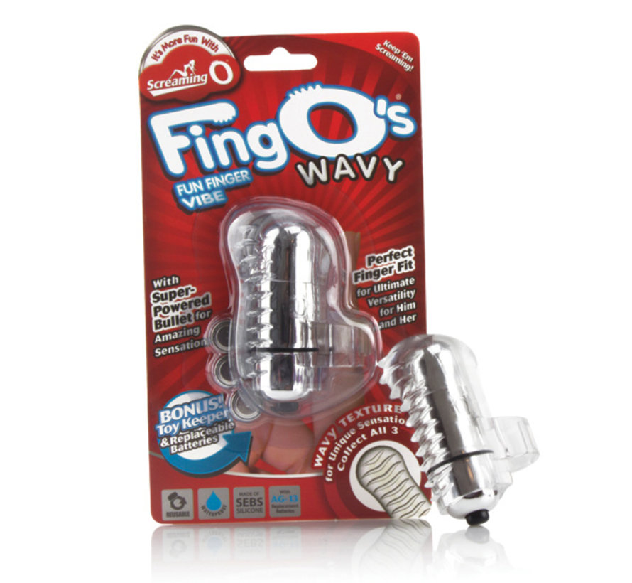 The Screaming O - The FingO Wavy Clear