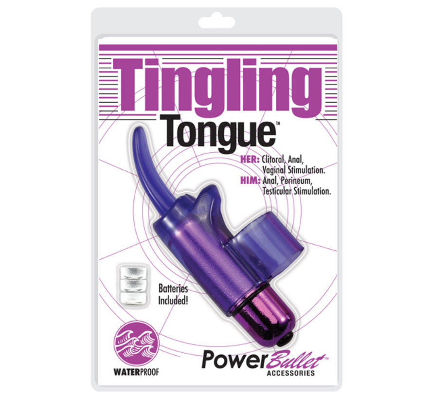 PowerBullet - Tingling Tongue Vibrator Paars