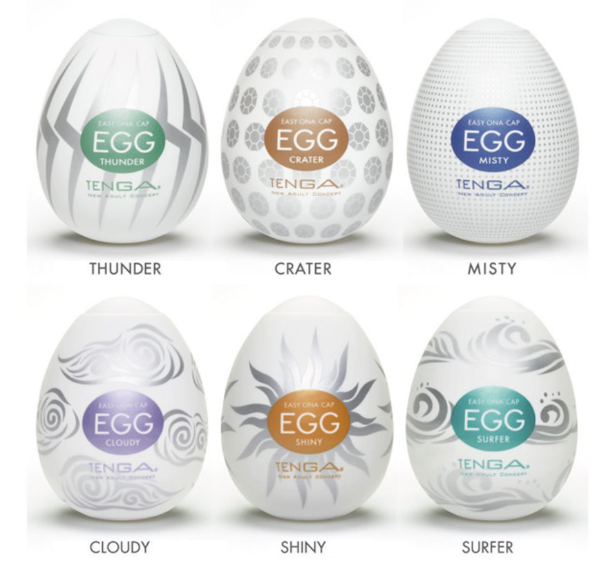 Tenga - Egg 6 Styles Pack Serie 2