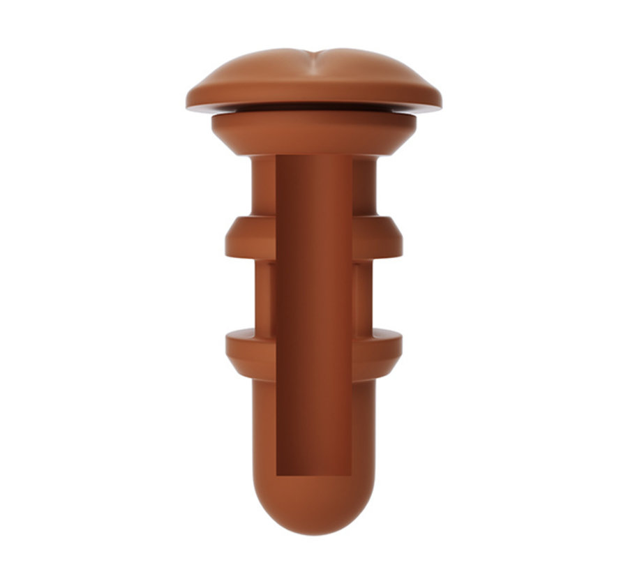 Autoblow - A.I. Silicone Anus Sleeve Brown