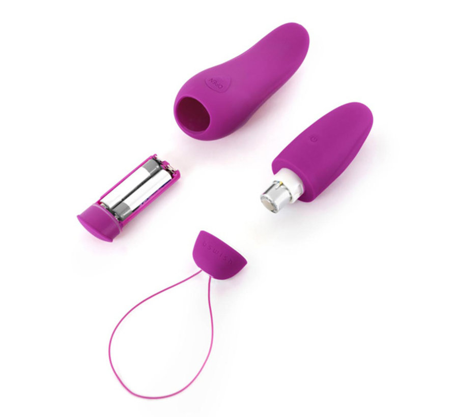 B Swish - bnaughty Deluxe Unleashed Vibrating Bullet Raspberry