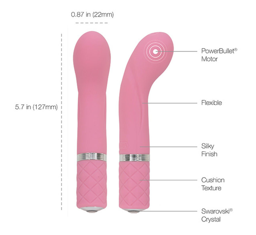 Pillow Talk Racy Mini G-Spot Vibrator - Pink