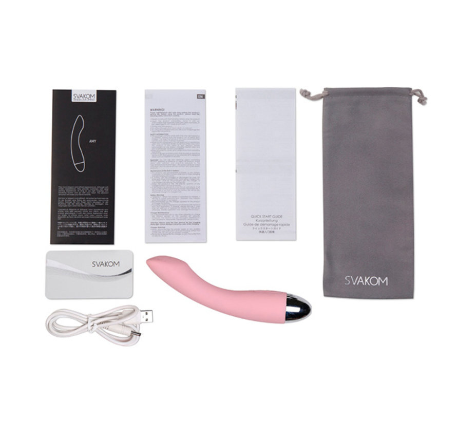 Svakom - Amy G-Spot Vibrator Licht Roze