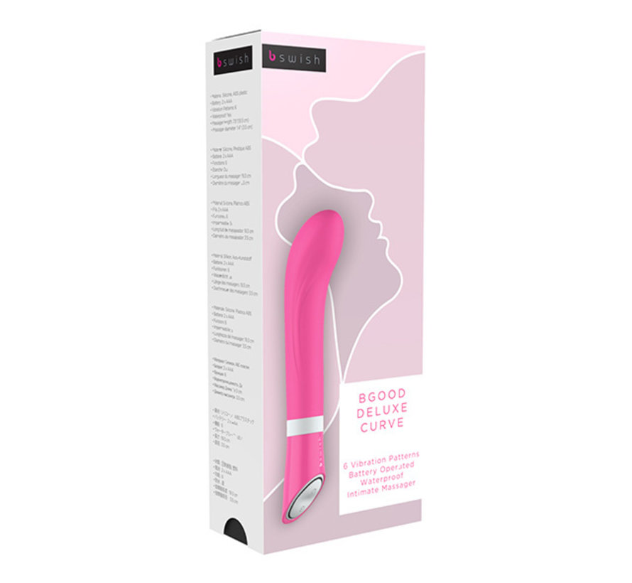 B Swish - bgood Deluxe Curve G-Spot Vibrator Petal Pink