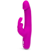 Happy Rabbit - Slimline Realistic Rabbit Vibrator Purple