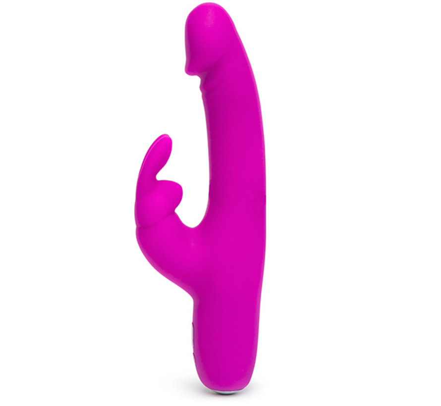 Happy Rabbit - Slimline Realistic Rabbit Vibrator Purple