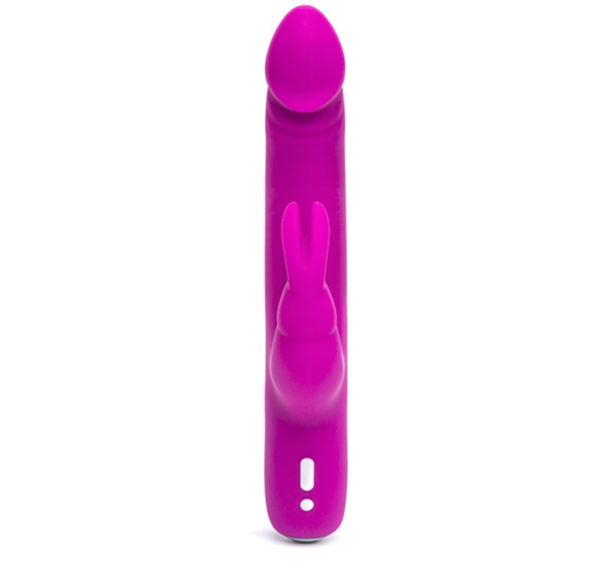 Happy Rabbit - Slimline Realistic Rabbit Vibrator Purple