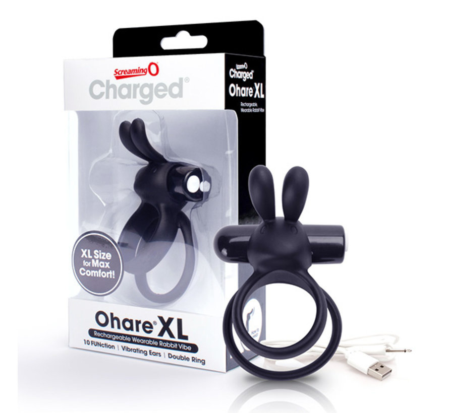 The Screaming O - Charged Ohare XL Rabbit Vibe Black