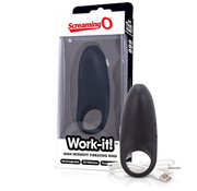 The Screaming O The Screaming O - Work-it! Vibrating Ring Black