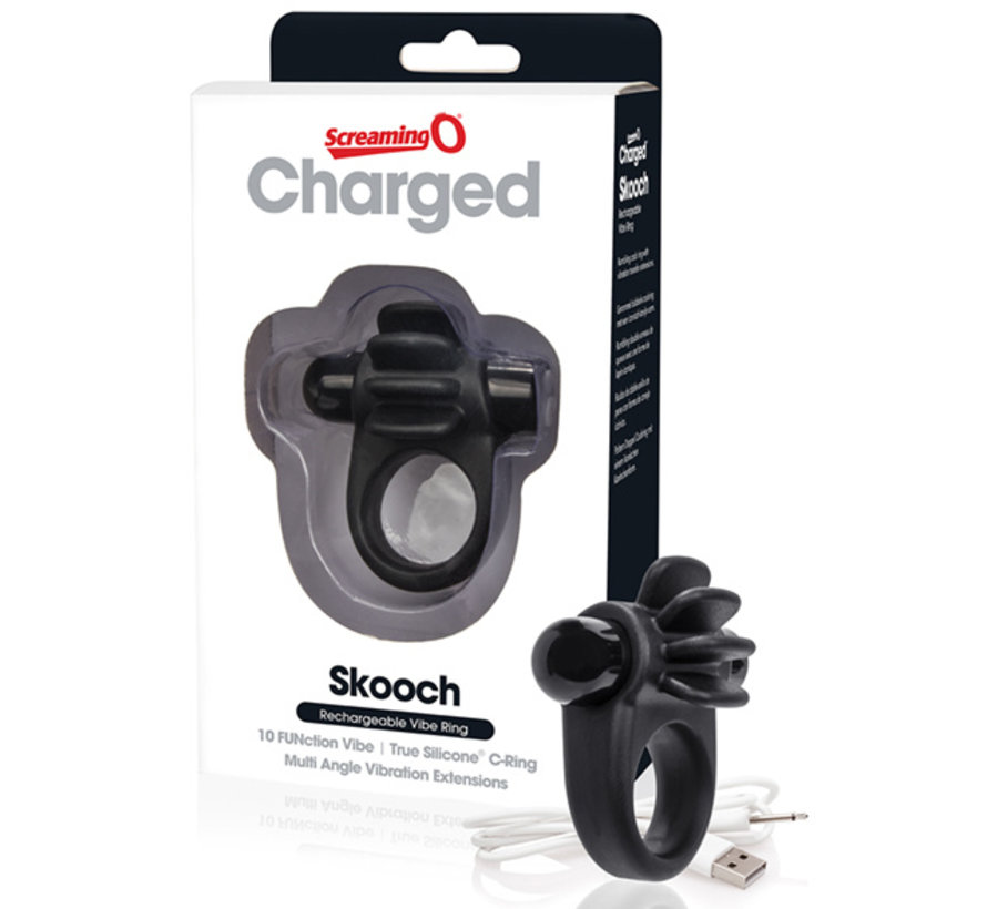 The Screaming O - Charged Skooch Ring Zwart