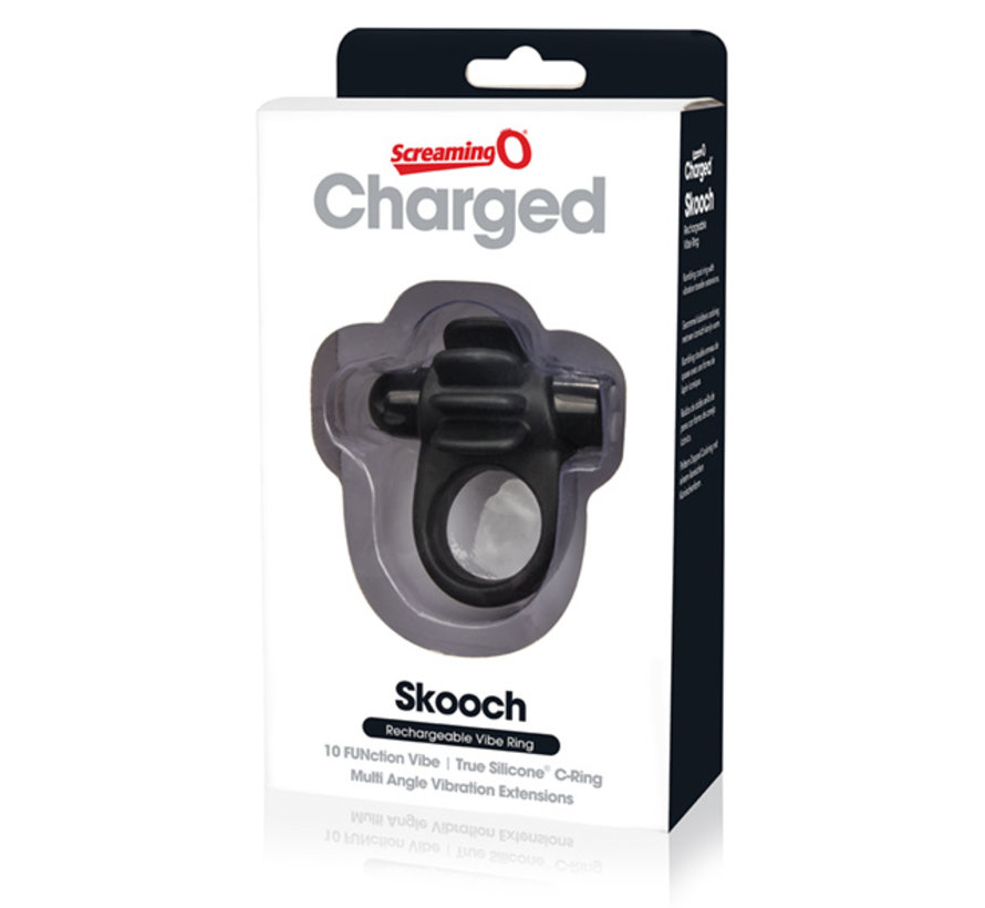 The Screaming O - Charged Skooch Ring Zwart