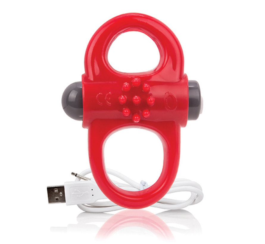 The Screaming O - Charged Yoga Vibe Ring Red