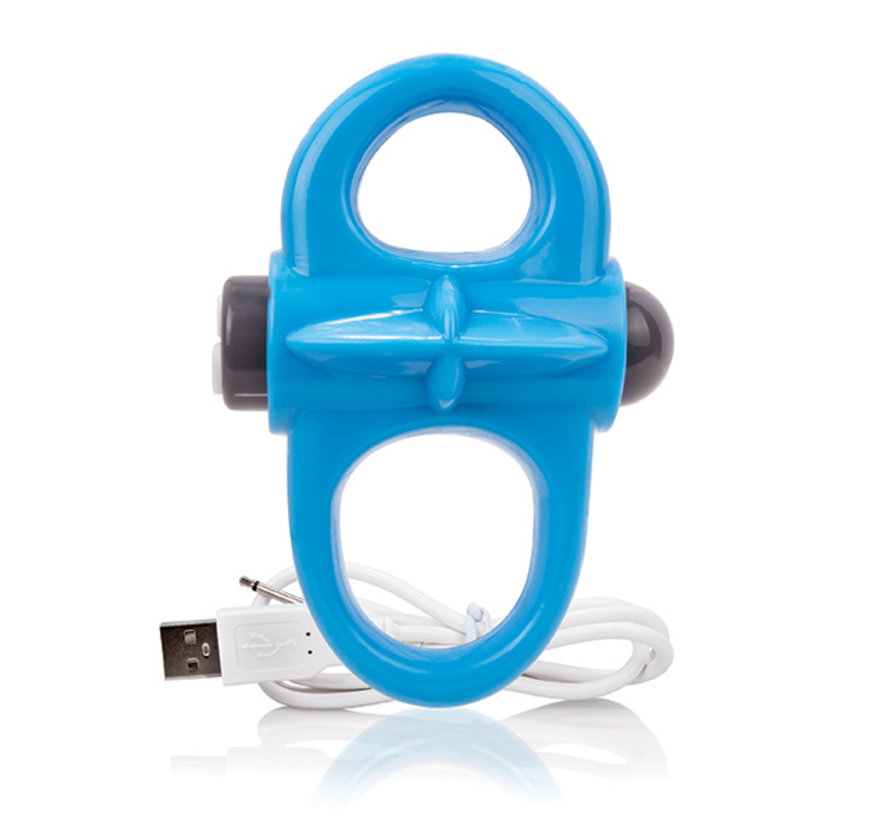 The Screaming O - Charged Yoga Vibe Ring Blue