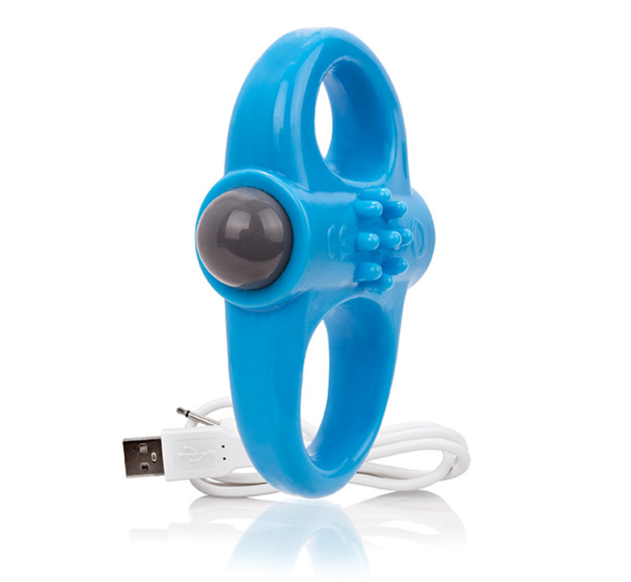 The Screaming O - Charged Yoga Vibe Ring Blue