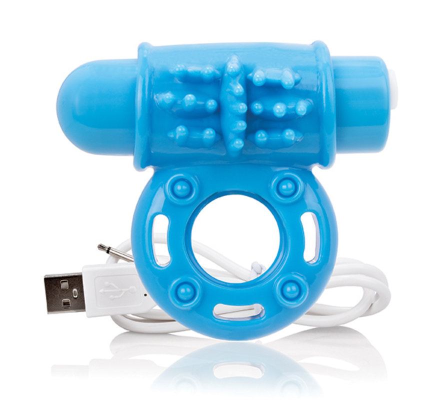 The Screaming O - Charged OWow Vibe Ring Blue