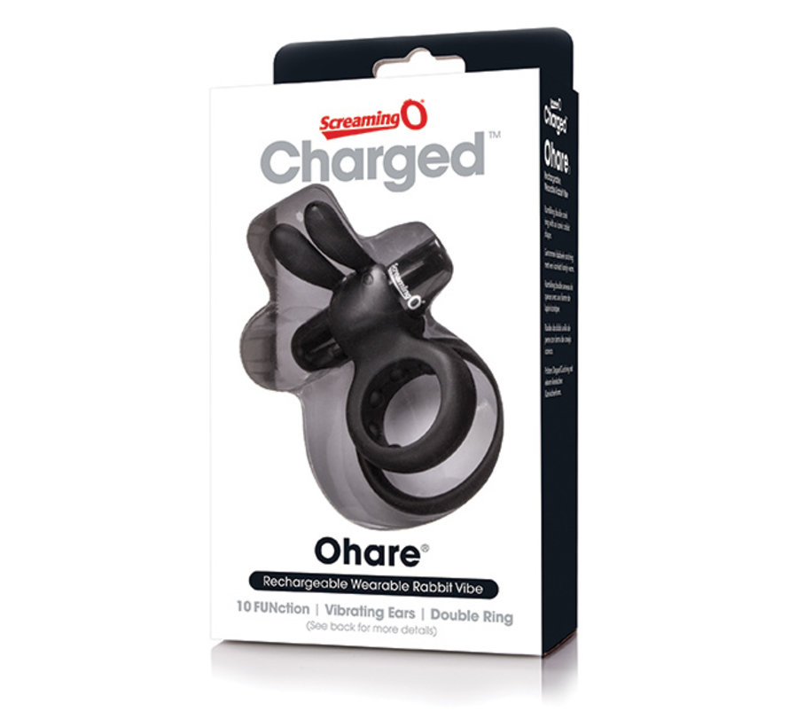 The Screaming O - Charged Ohare Rabbit Vibe Zwart