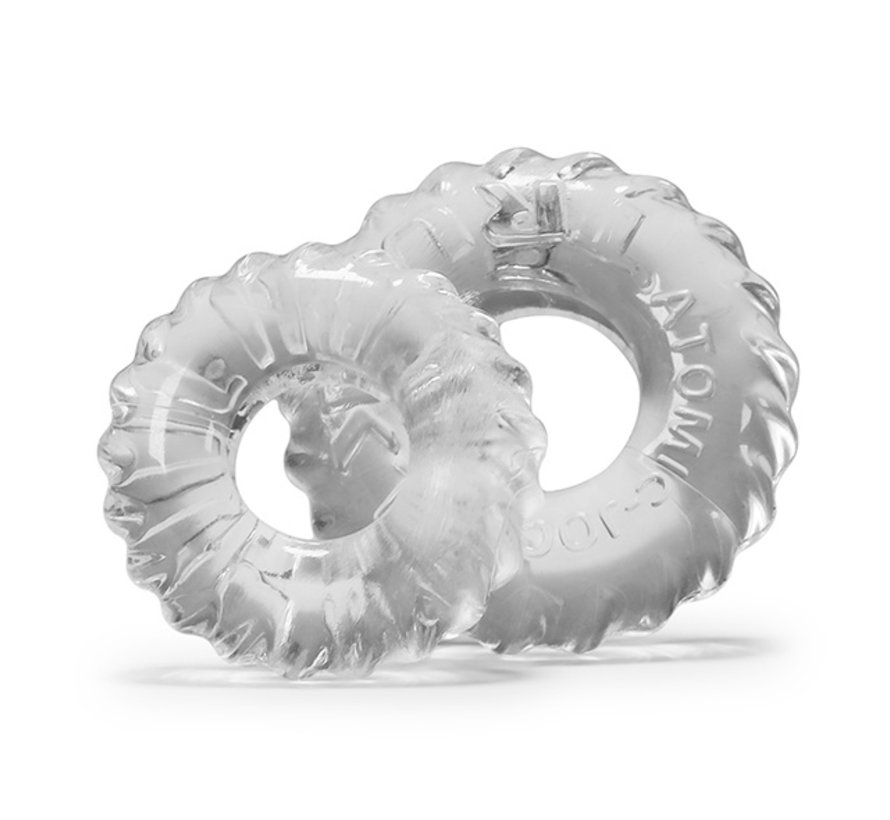 Oxballs - Truckt Cockring 2-pack Clear