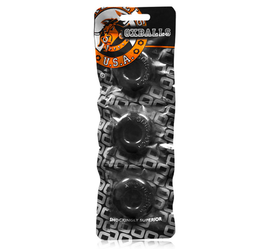 Oxballs - Ringer of Do-Nut 1 3-pack Black