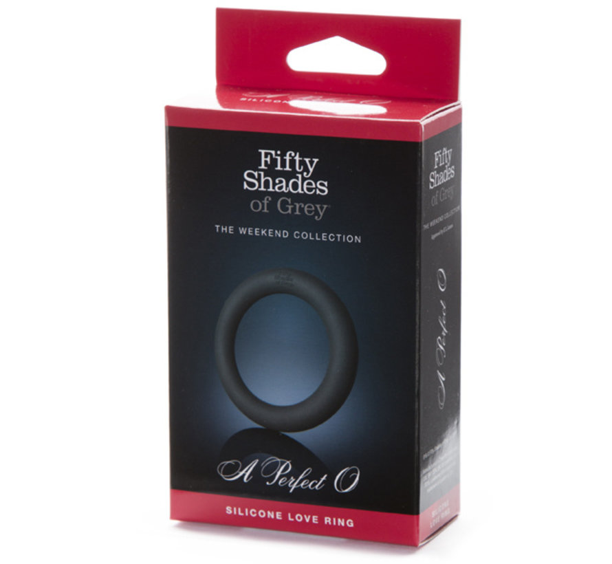 Fifty Shades of Grey - Silicone Cock Ring Black