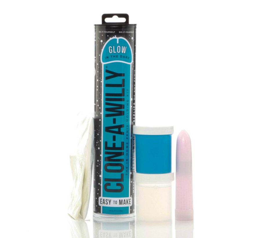 Clone-A-Willy - Kit Glow-in-the-Dark Blauw