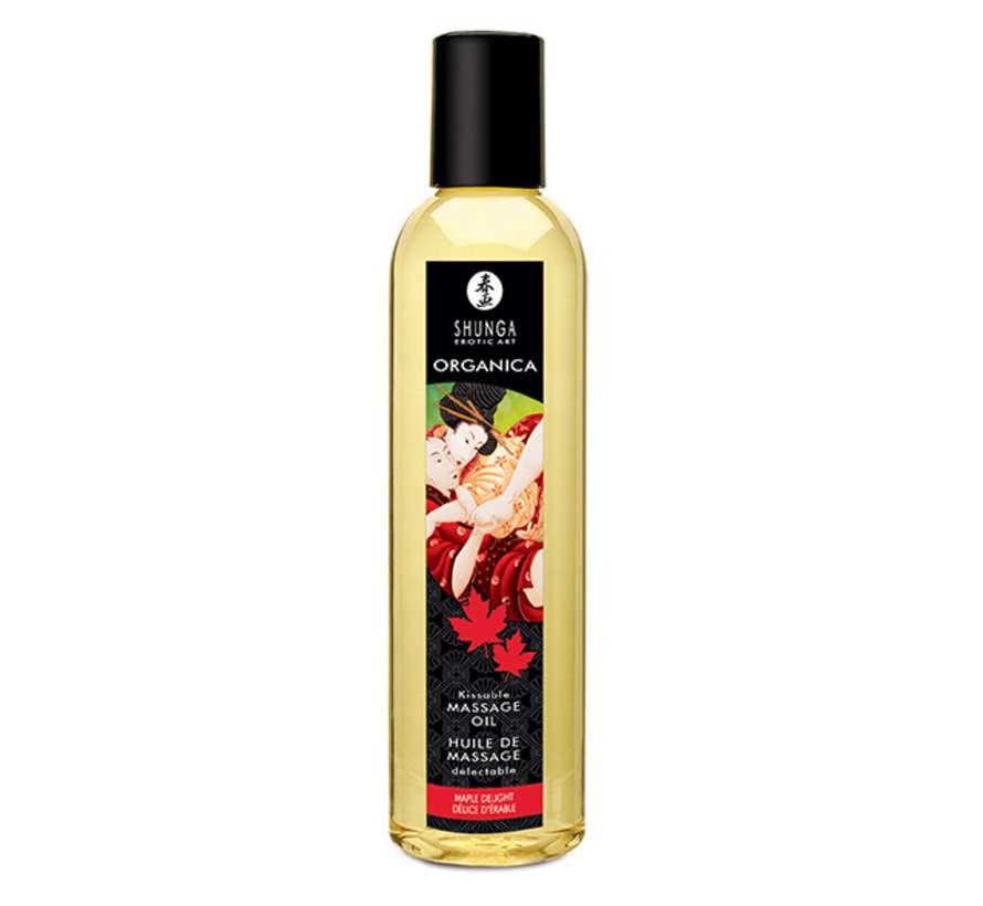 Shunga - Massage Oil Organica Maple Delight