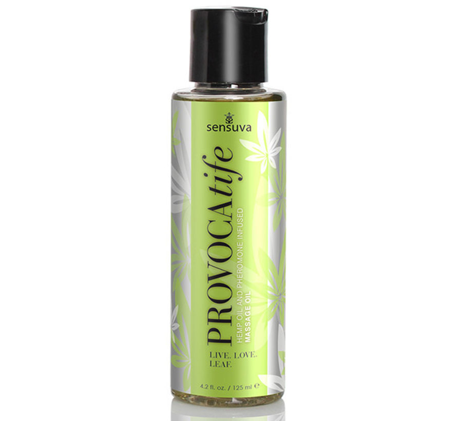 Sensuva - Provocatife Cannabis Olie & Feromonen Infused Massage Olie 125 ml