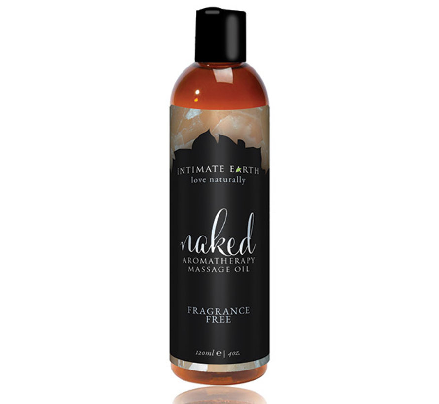 Intimate Earth - Massage Oil Naked Unscented 120 ml