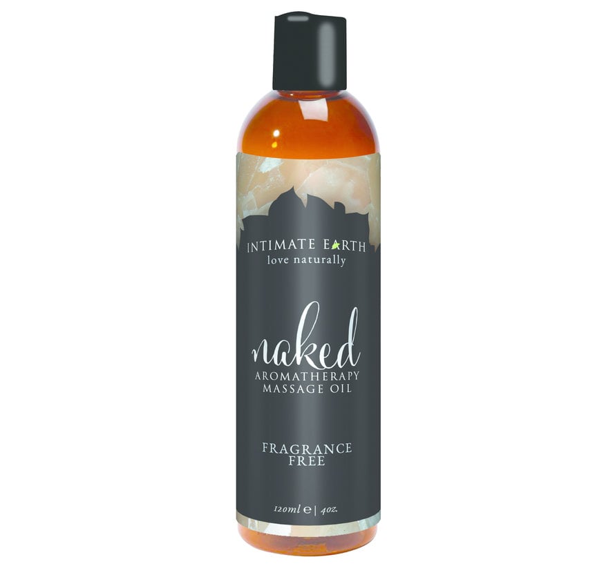 Intimate Earth - Massage Oil Naked Unscented 120 ml