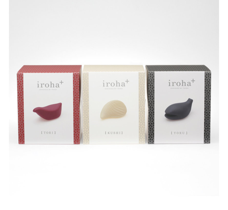 Iroha by Tenga - Tori Clitoral Vibrator Dark Red