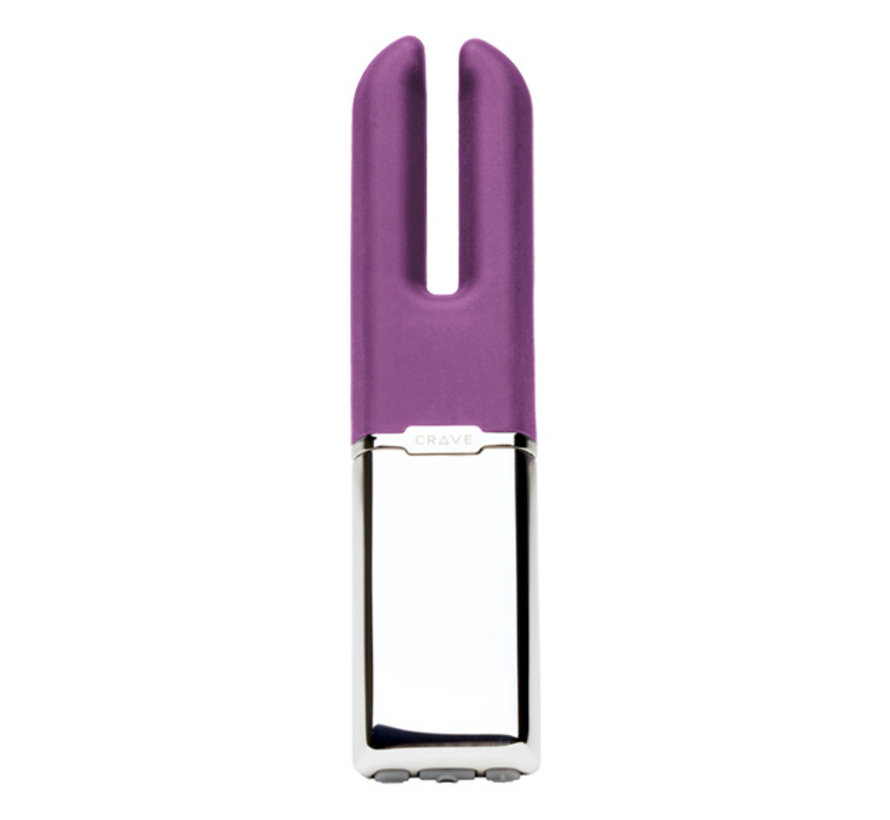 Crave - Duet Vibrator Purple