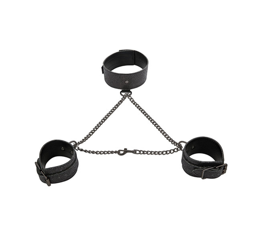 S&M - Shadow Sparkle Collar and Cuff Set